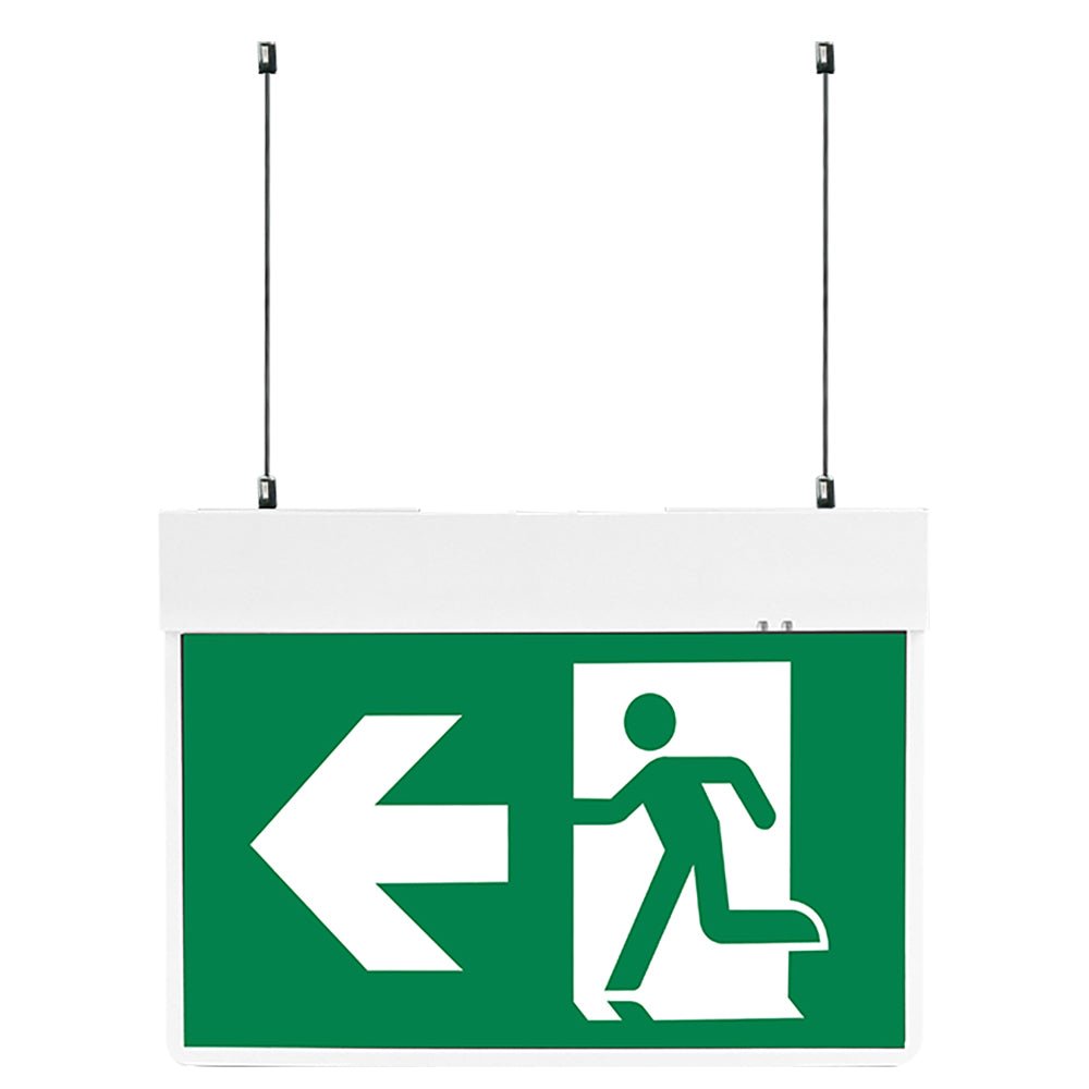 EVACULITE Emergency Exit Running Man Sign Light | LED 4.5W | 6000K Daylight | IP20 | Suspended - LightHub Direct