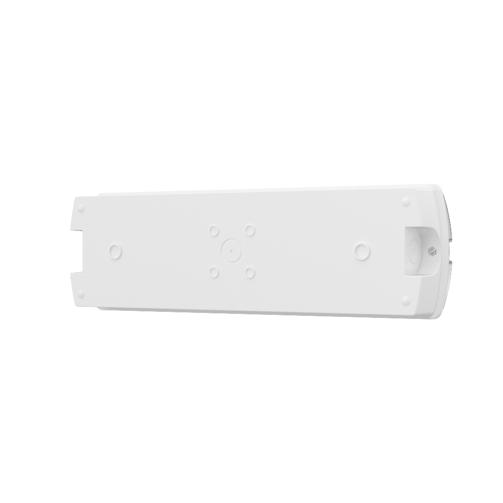 APEX - 4 Rectangle Fire Exit Bulkhead Light Fitting | LED 3.5W 254lm | 4000K Daylight White | IP65 | 3hr Emergency | Self Test - LightHub Direct