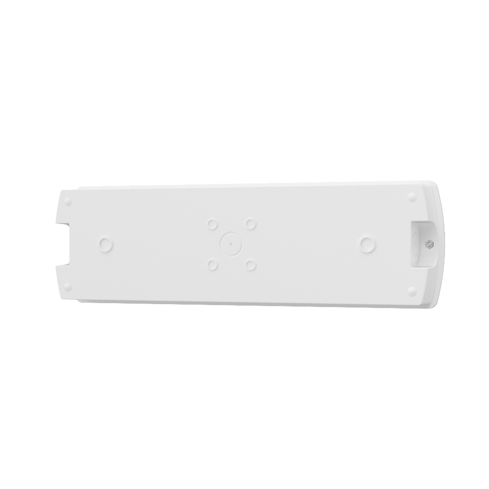 APEX - 4 Rectangle Fire Exit Bulkhead Light Fitting | LED 3.5W 254lm | 4000K Daylight White | IP65 | 3hr Emergency | Self Test - LightHub Direct