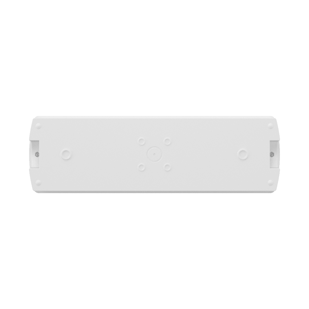 APEX - 4 Rectangle Fire Exit Bulkhead Light Fitting | LED 3.5W 254lm | 4000K Daylight White | IP65 | 3hr Emergency | Self Test - LightHub Direct