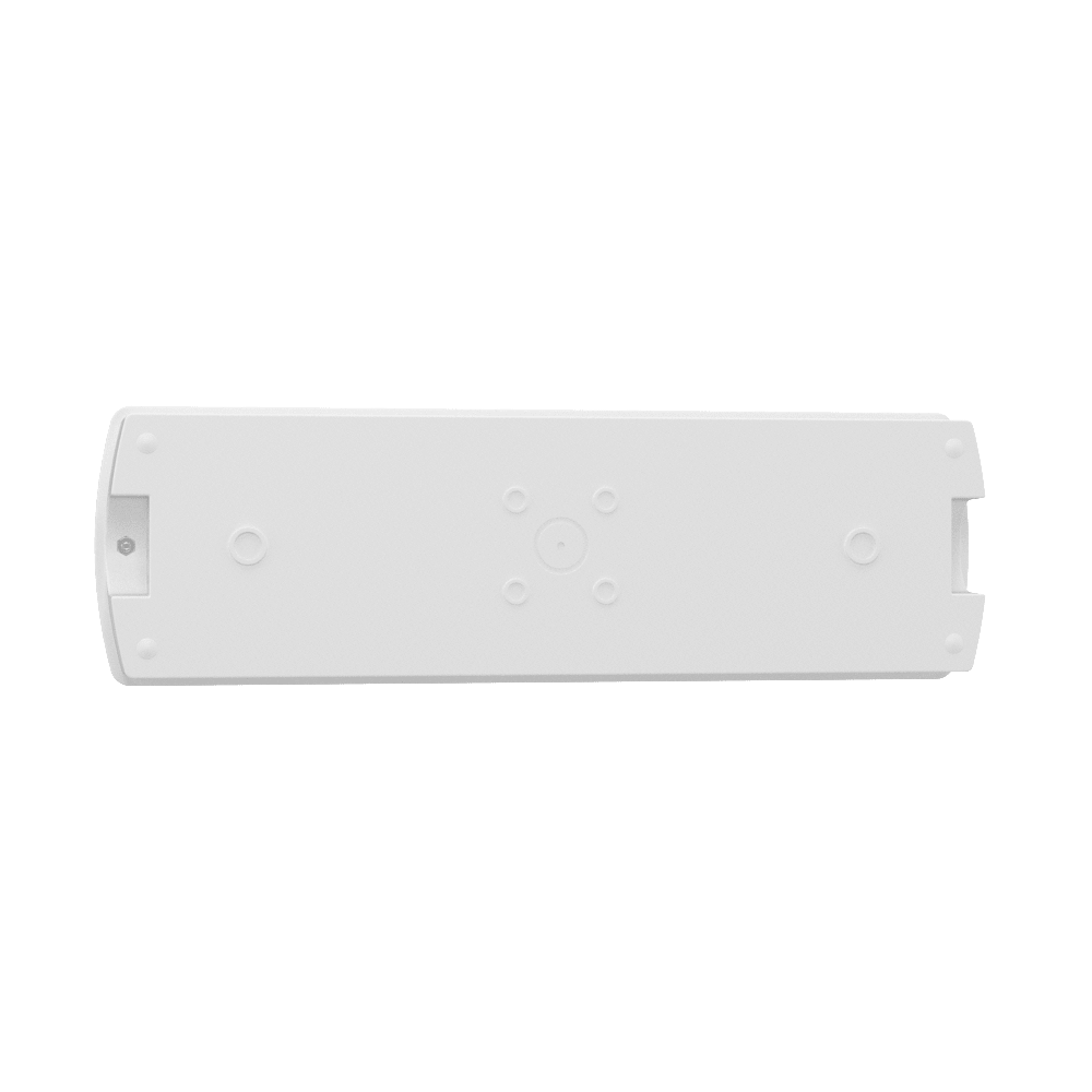 APEX - 4 Rectangle Fire Exit Bulkhead Light Fitting | LED 3.5W 254lm | 4000K Daylight White | IP65 | 3hr Emergency | Self Test - LightHub Direct