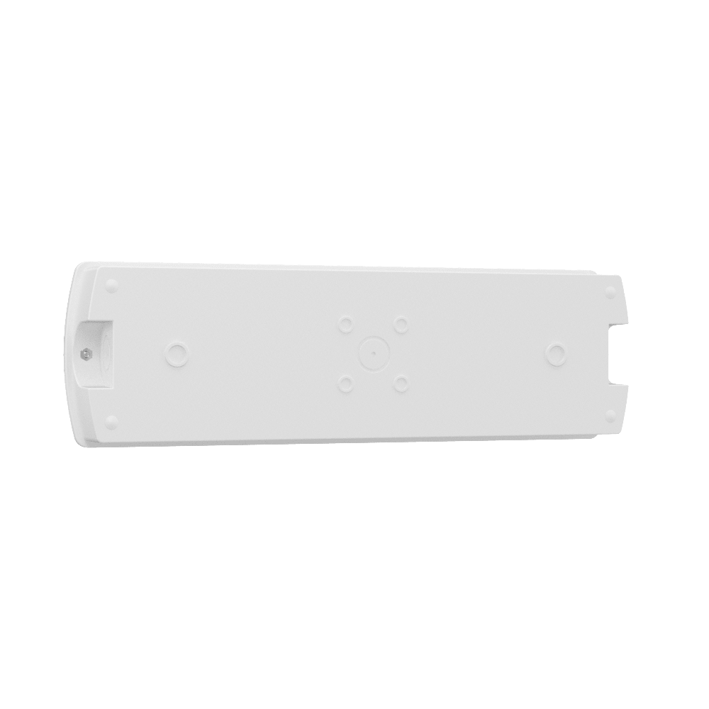 APEX - 4 Rectangle Fire Exit Bulkhead Light Fitting | LED 3.5W 254lm | 4000K Daylight White | IP65 | 3hr Emergency | Self Test - LightHub Direct