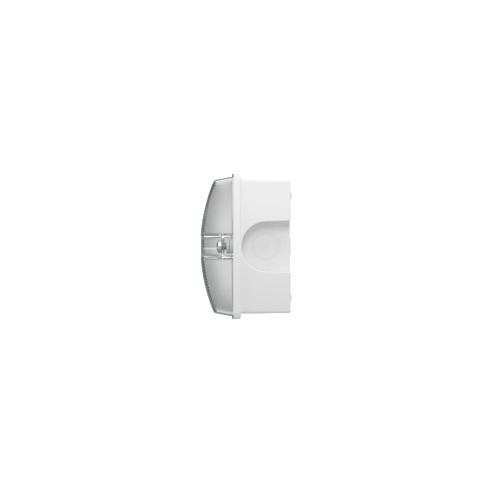 APEX - 4 Rectangle Fire Exit Bulkhead Light Fitting | LED 3.5W 254lm | 4000K Daylight White | IP65 | 3hr Emergency | Self Test - LightHub Direct