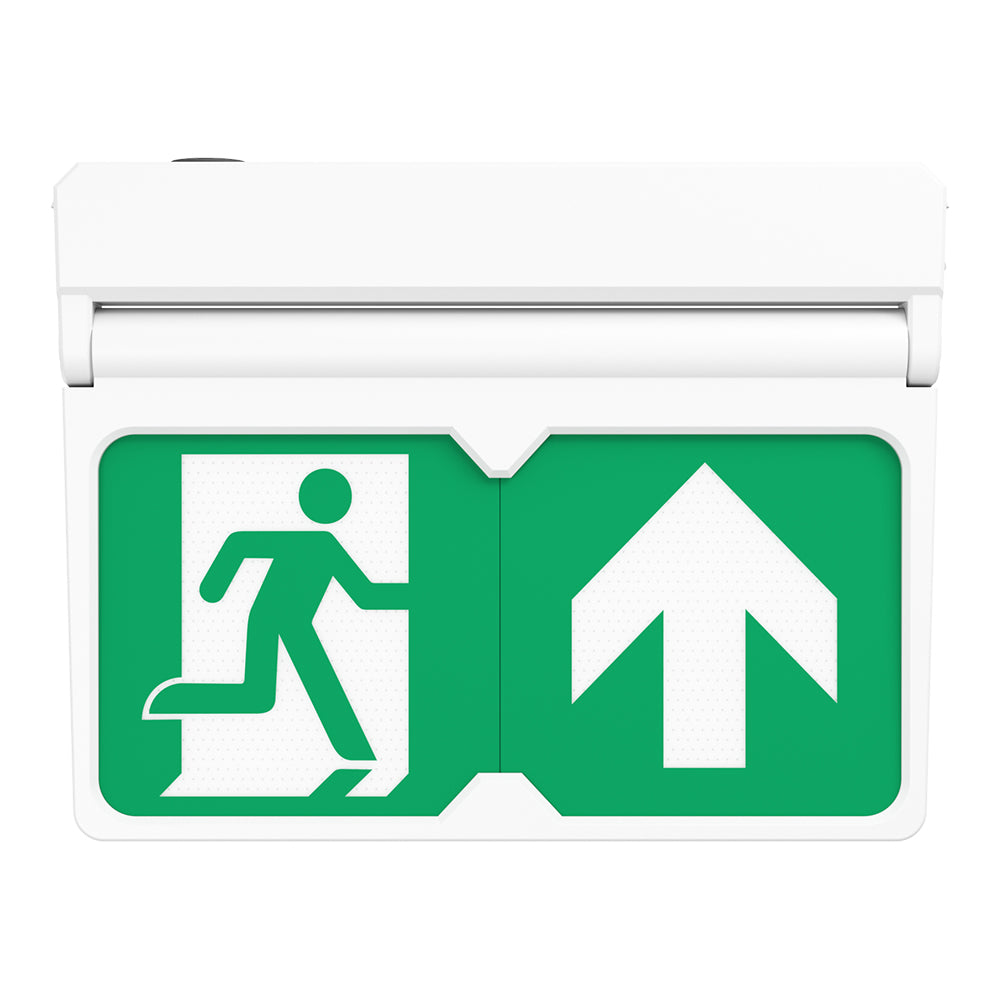 MULTI | Surface Wall / Ceiling Exit Running Man Sign Light | LED 3W 200lm | 4000K Neutral White | IP20 | 3hr Emergency | White