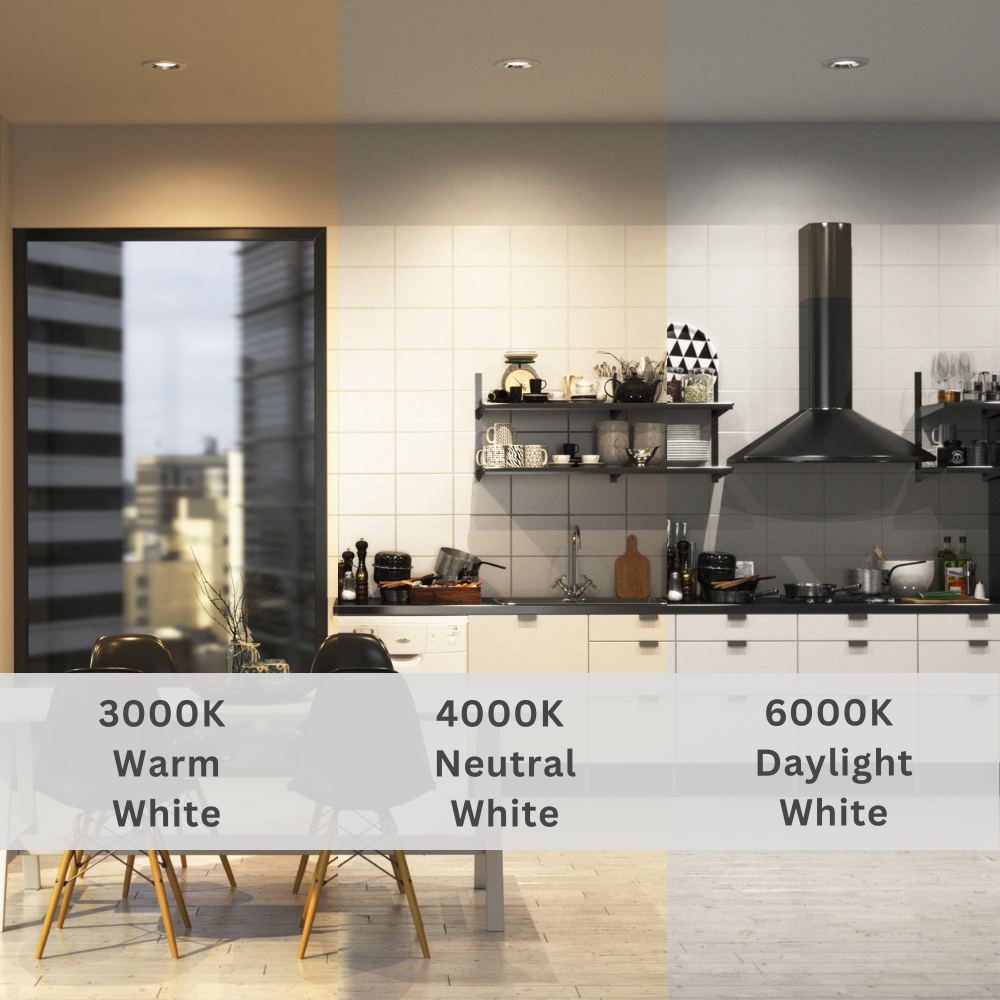 EDEN | Tri-Colour CCT | LED Tilt Adjustable Fire Rated Downlight | Dimmable 7W 700lm | IP65 | Polished Brass