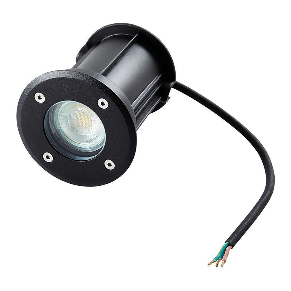 PAN | LED Outdoor Ground & Drive - Over Light | CCT 3000K 4000K 6000K | GU10 IP67 | Black - LightHub Direct