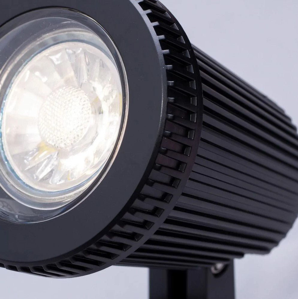 90° Adjustable Outdoor Garden Wall or Spike Ground Spot Light | GU10 | IP65 | Black - LightHub Direct