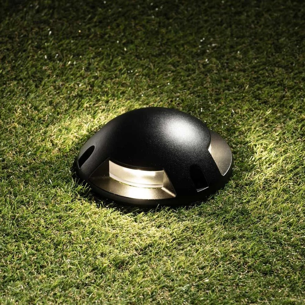 SCOUT | Outdoor Ground & Drive - Over Light | 3W LED IP67 | 4000K Neutral White | Black - LightHub Direct