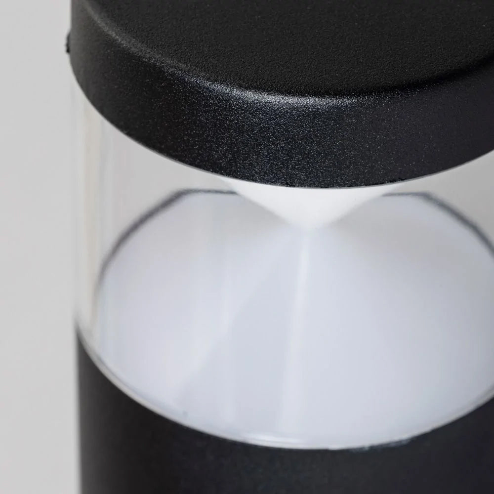 POLLUX | Outdoor Angled Up Wall Lantern Spot Porch & Garden Light | LED 4W 3000K | IP44 | Black