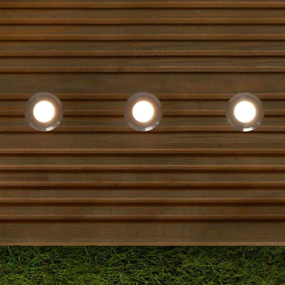 LAPIN | 2 x Outdoor Garden Deck / Ground Light EXTENSION KIT | 2 x 3W LED | IP65 | Stainless Steel | 4000K Neutral White - LightHub Direct