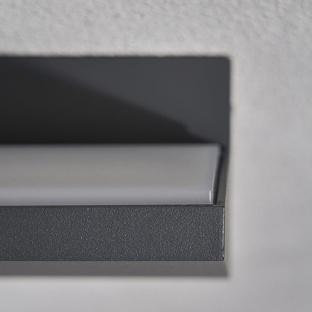 RAYU | Outdoor Up or Down Wall Light | Ideal for Porches & Exterior Area | LED 4000K Neutral White | IP65 | Anthracite - LightHub Direct
