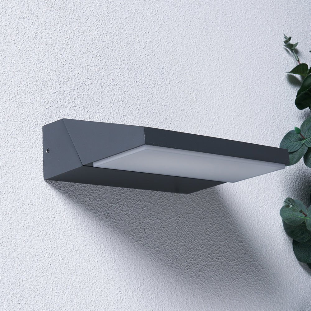 RAYU | Outdoor Up or Down Wall Light | Ideal for Porches & Exterior Area | LED 4000K Neutral White | IP65 | Anthracite - LightHub Direct