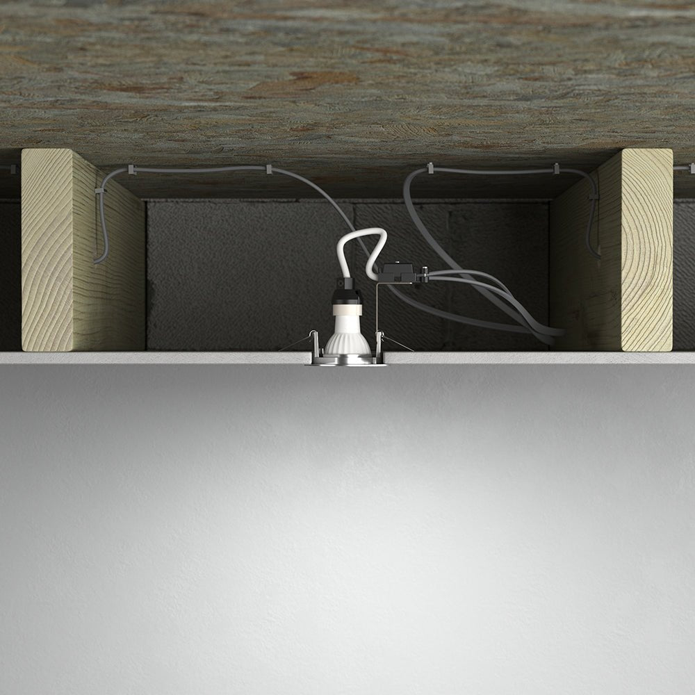 LED Fixed Recessed Dimmable Downlight Fitting | 6W GU10 | 6000K Daylight White | IP20 | Polished Chrome - LightHub Direct