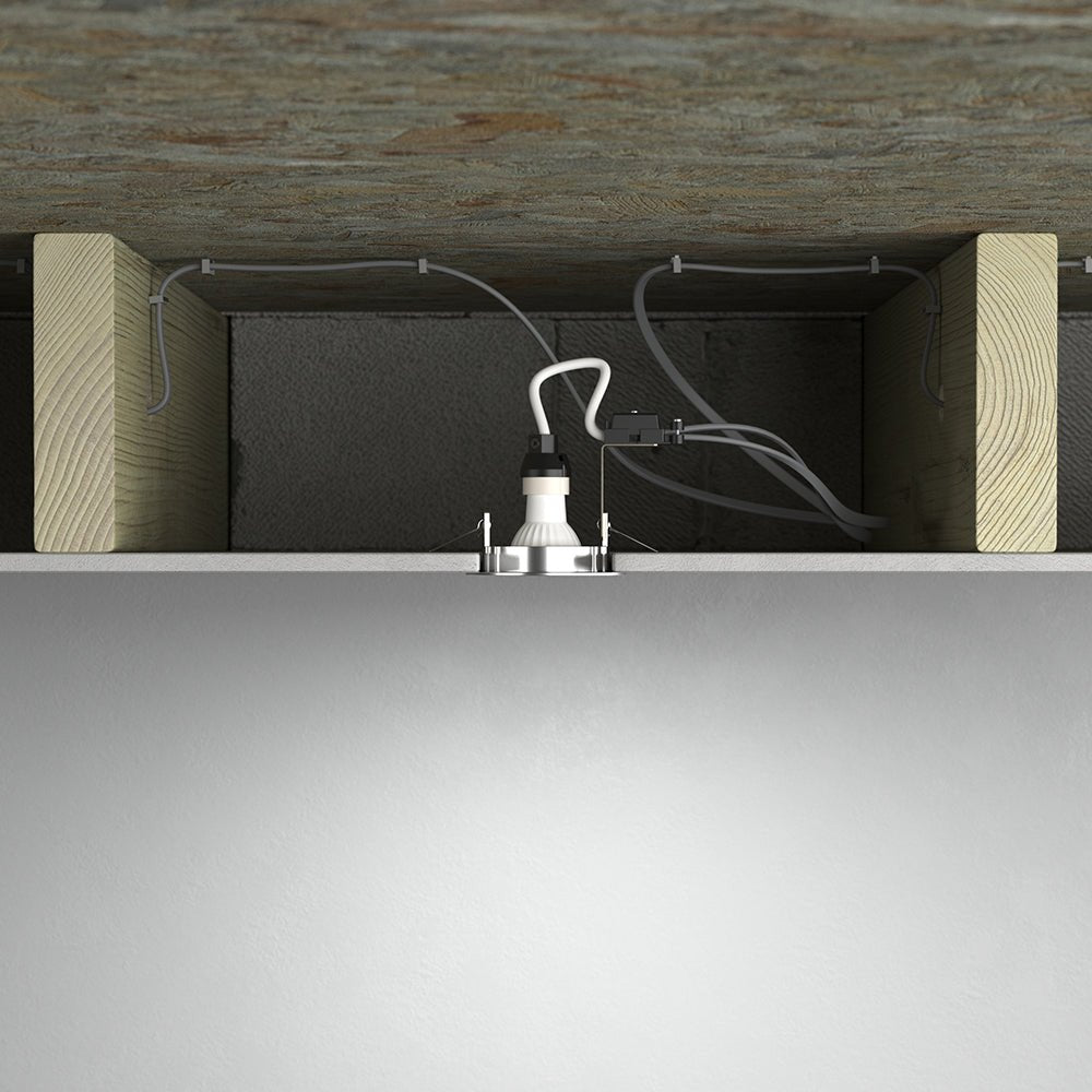 LED Adjustable Tilt Recessed Dimmable Downlight Fitting | 6W GU10 | 6000K Daylight White | IP20 | Polished Chrome - LightHub Direct