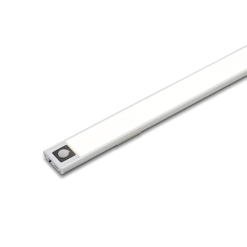 LED Cupboard / Wardrobe / Under Cabinet Rechargable USB Strip Light | LED 1W | IP20 | 4000K Neutral White | PIR Motion Sensor | 200mm