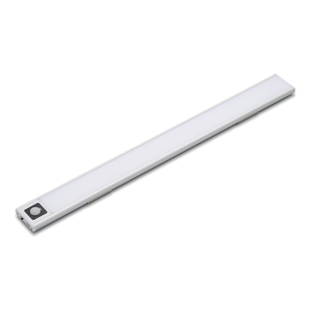 LED Cupboard / Wardrobe / Under Cabinet Rechargable USB Strip Light | LED 2W | IP20 | 4000K Neutral White | PIR Motion Sensor | 400mm
