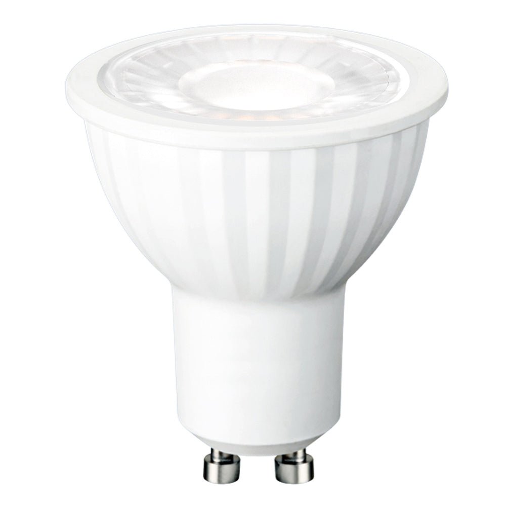 LED Shower Bathroom Recessed Dimmable Downlight Fitting | 6W GU10 | IP65 | Brushed Chrome | 6500K Daylight White - LightHub Direct