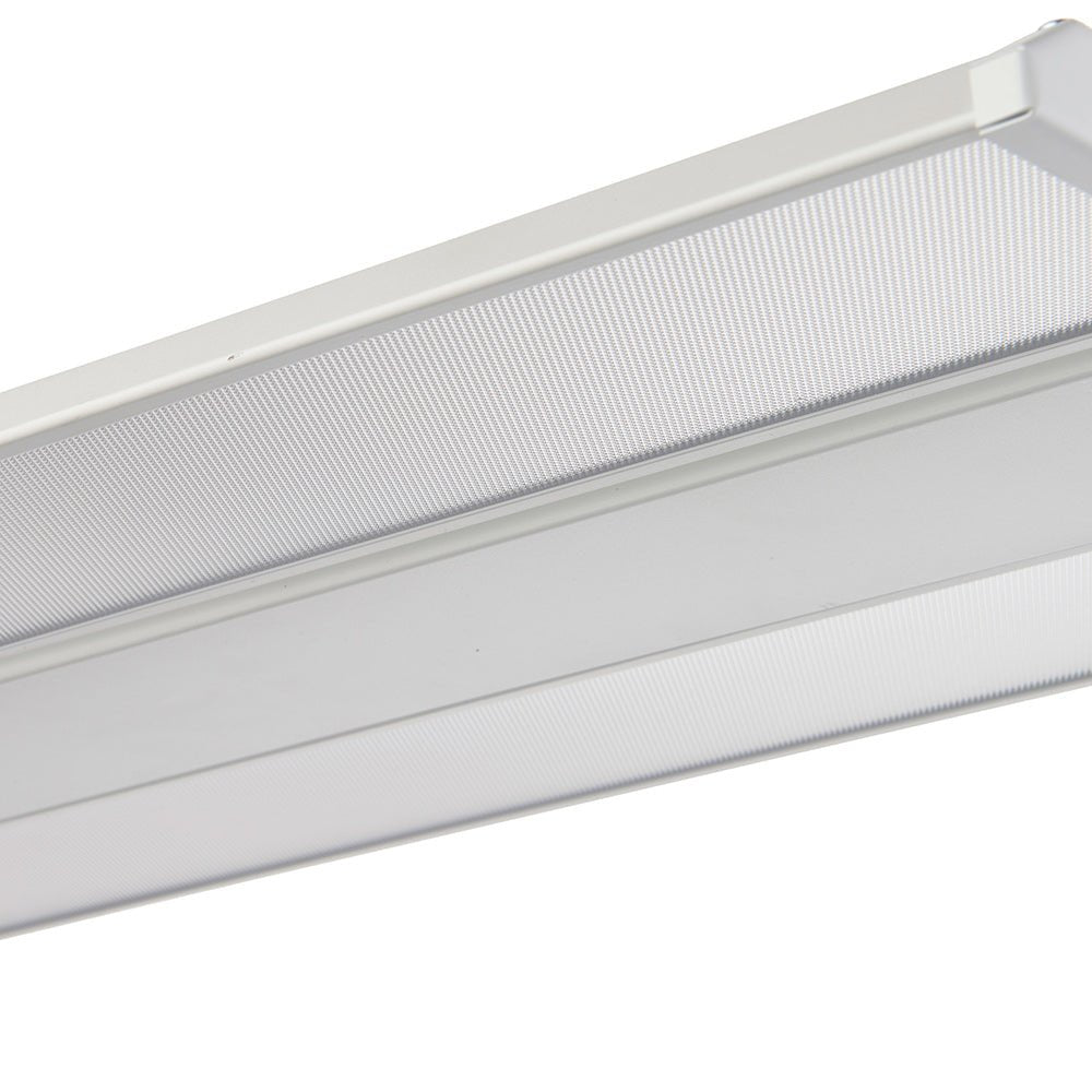 APOLLO | Lowbay Industrial Ceiling Light for Warehouses & Commercial | LED 150W 21000lm | 6000K Daylight White | IP20 | White - LightHub Direct