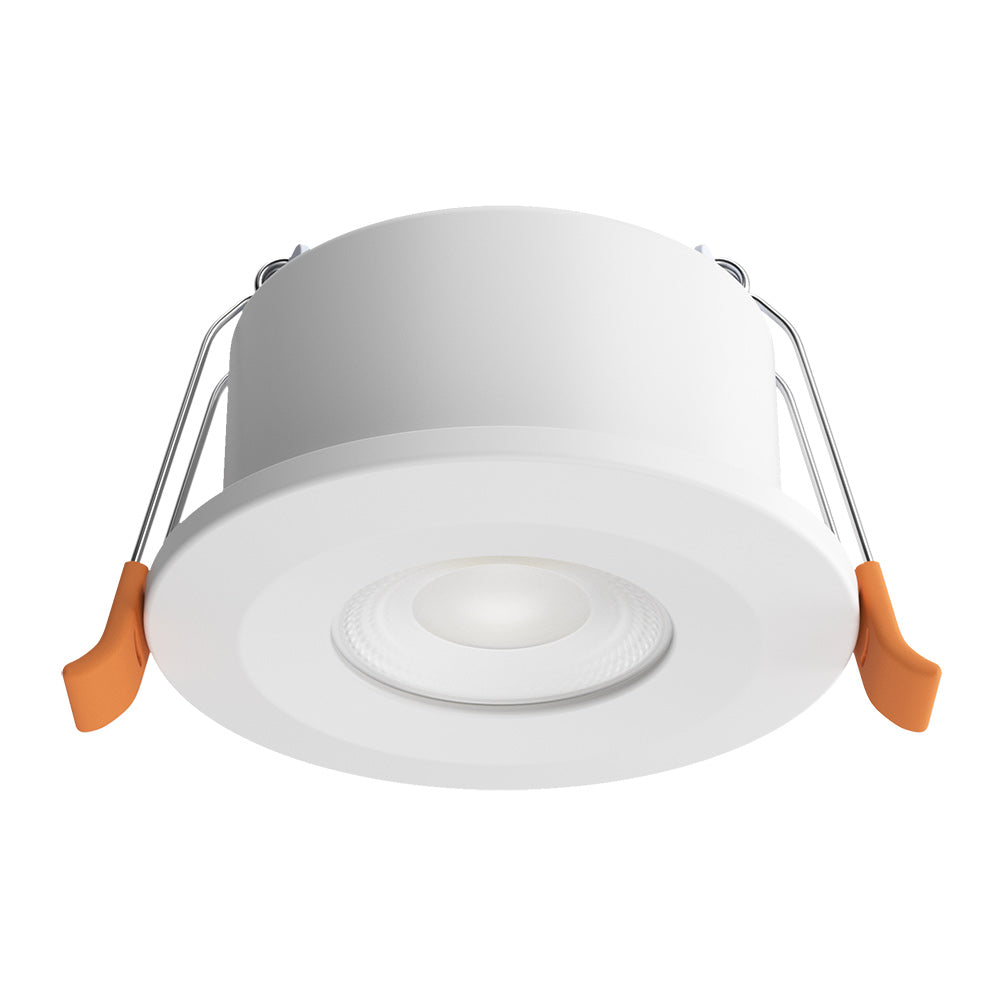 STRATA 5 | Tri-Colour CCT | LED Fire Rated Downlight | Dimmable 5W 600lm | IP65 | White | TRADE 40 Pack