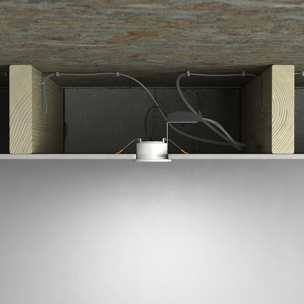 STRATA 5 | Tri-Colour CCT | LED Fire Rated Downlight | Dimmable 5W 600lm | IP65 | White | TRADE 40 Pack