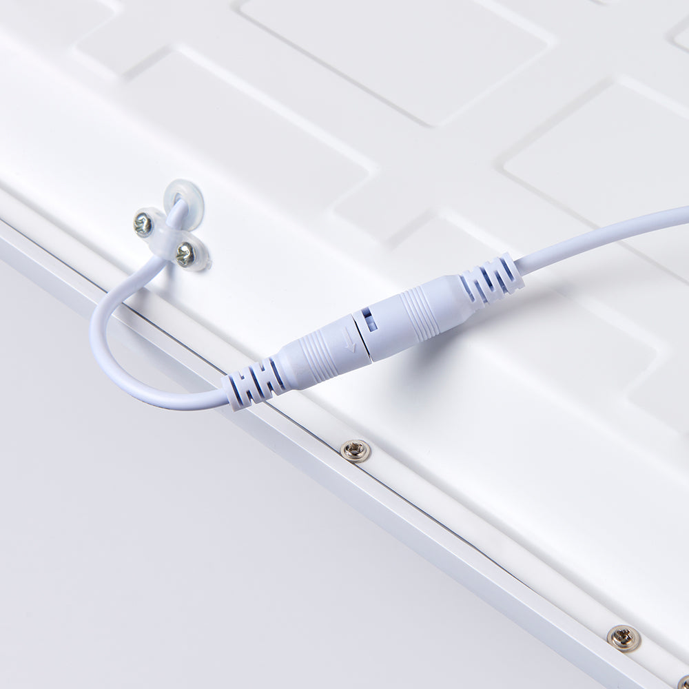 STRATUS | LED 600x600mm | Recessed Light Panels 6 PACK | 6000K Daylight White | 40W 4000lm | Office Suspended Ceiling White