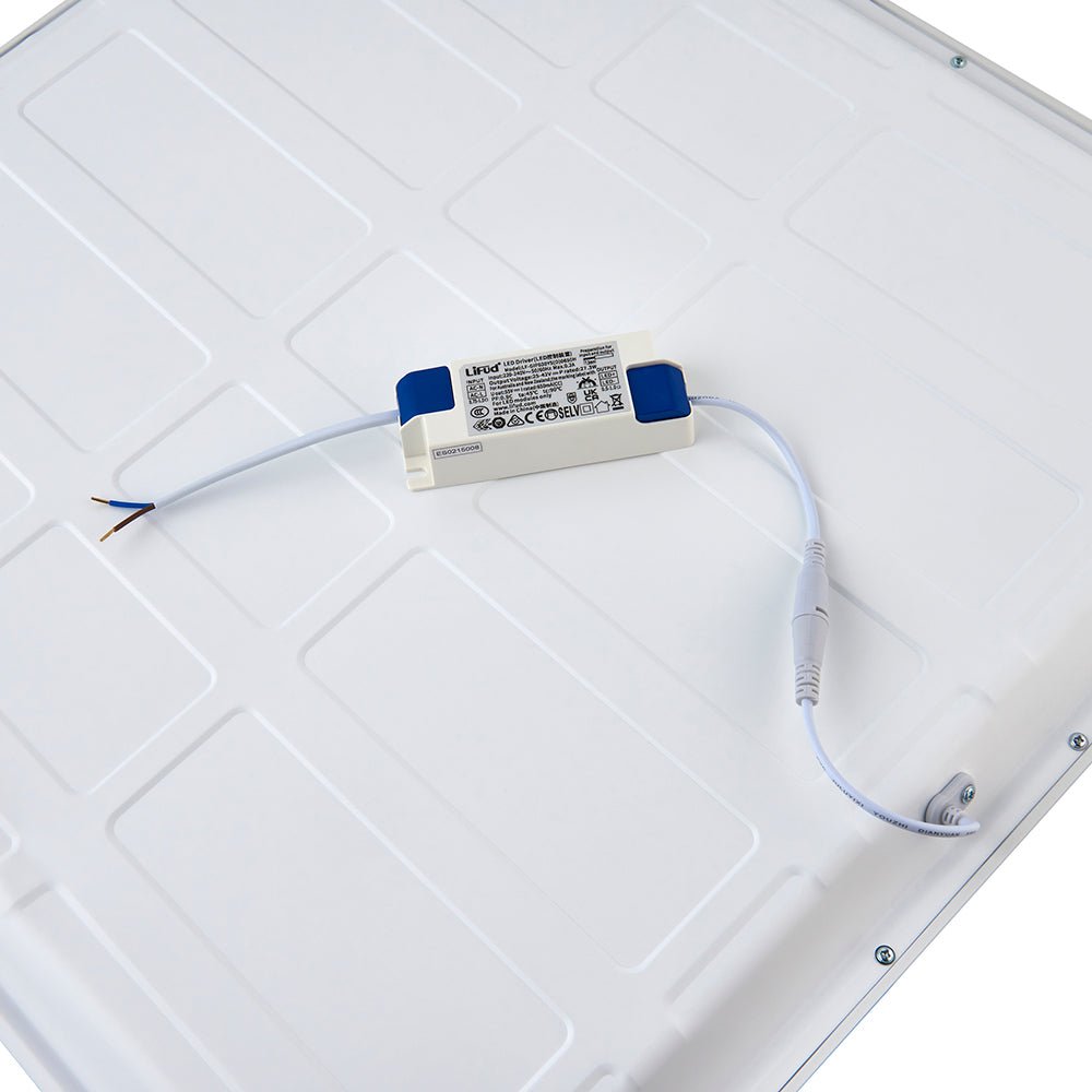 Emergency Self Test PRO TPa 600x600mm LED 24W 140 lm/w Light Panel Recessed for Office Suspended Ceiling White | 4000K Neutral White - LightHub Direct
