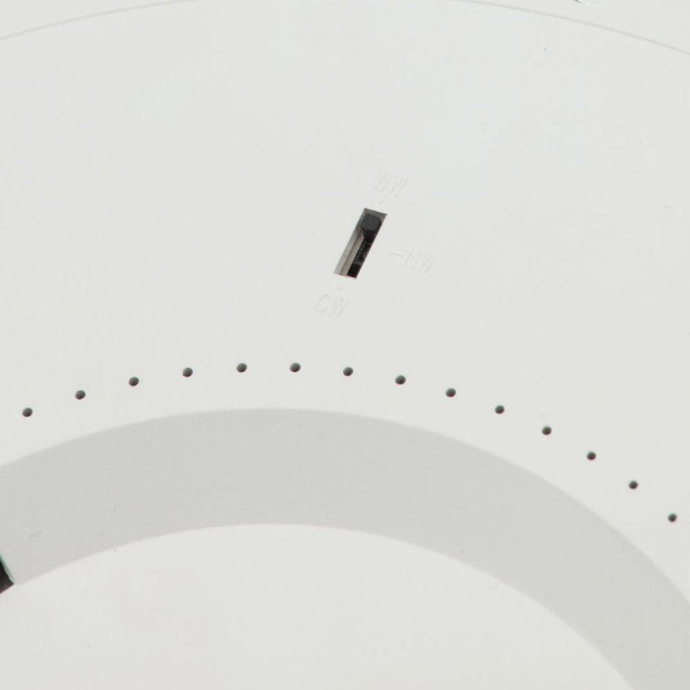 Adjustable Slim Flat Recessed / Surface Round Downlight Panel Light Fitting | LED 6W 600lm | CCT Tri-Colour | IP44 | Black