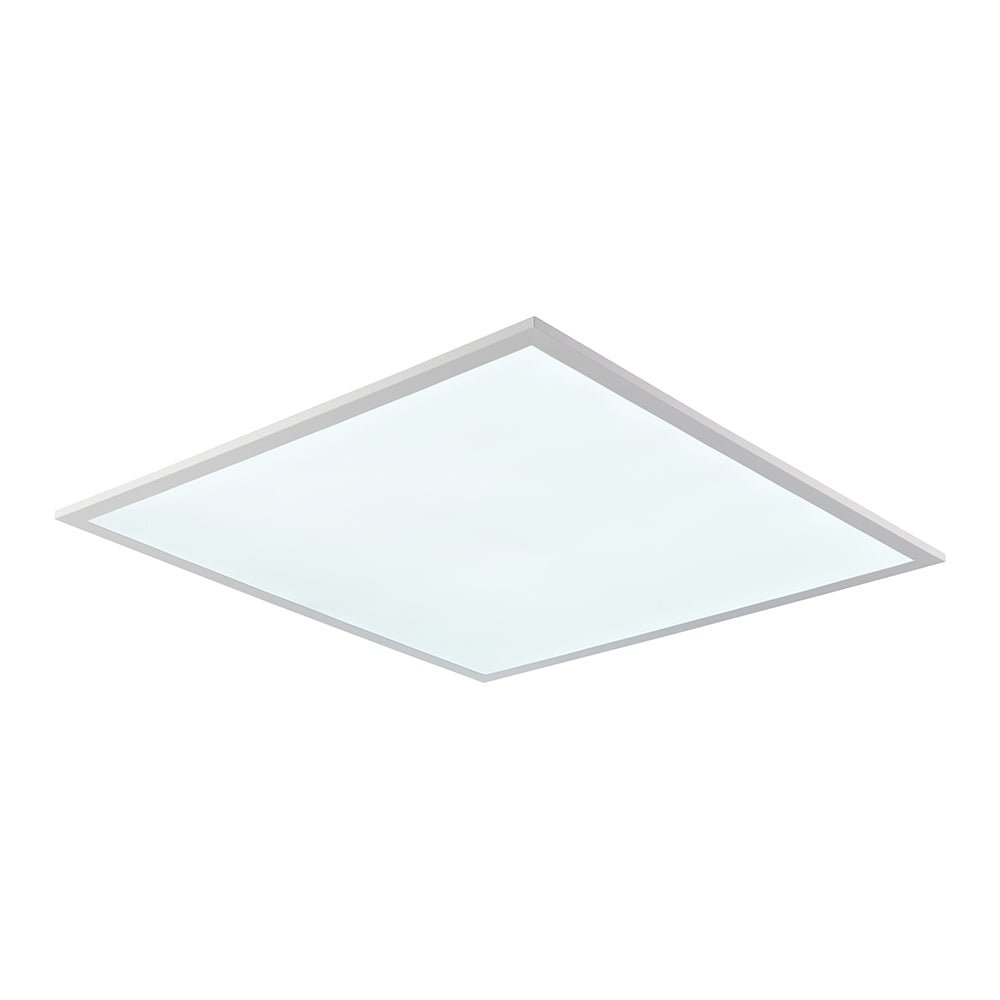 AIRO | 600x600mm Recessed Panel Light | 3hr Emergency Function | 6000K Daylight White | LED 30W 3600lm | For Suspended Modular Ceiling Tile | Single Unit - LightHub Direct