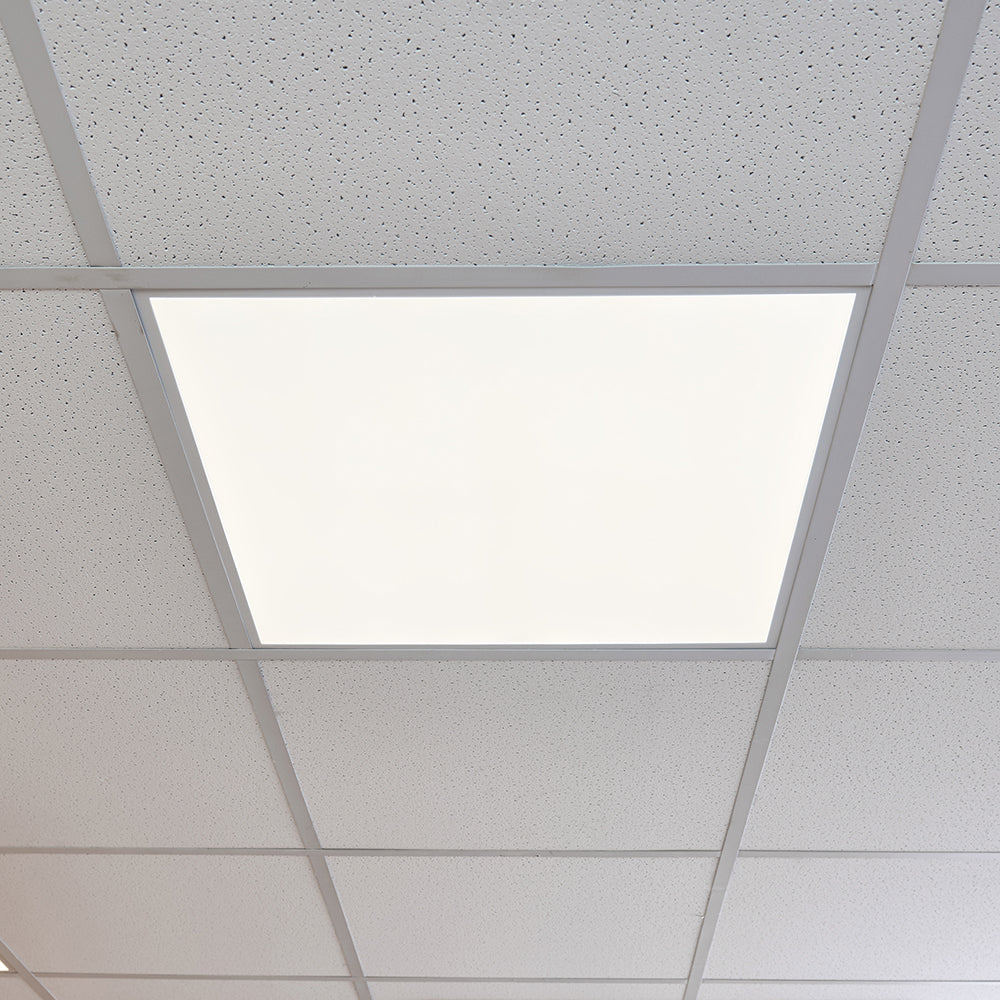 AIRO | 600x600mm Recessed Panel Light | 4000K Neutral White | LED 30W 3600lm | For Suspended Modular Ceiling Tile | Single Unit