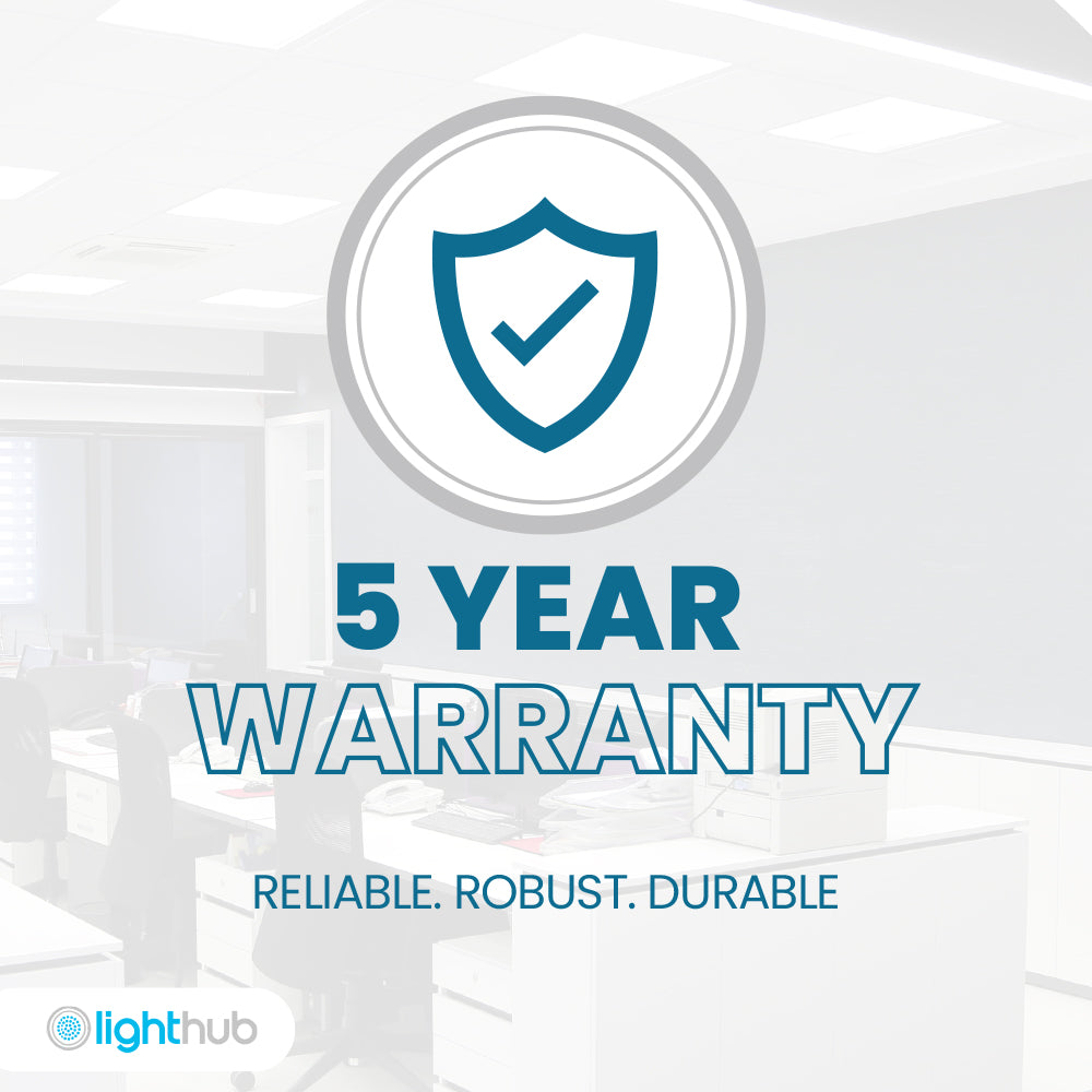 30W 600x600mm LED Panel | 3-in-1 CCT Selectable | Dimmable | IP40 | Office Ceiling Light