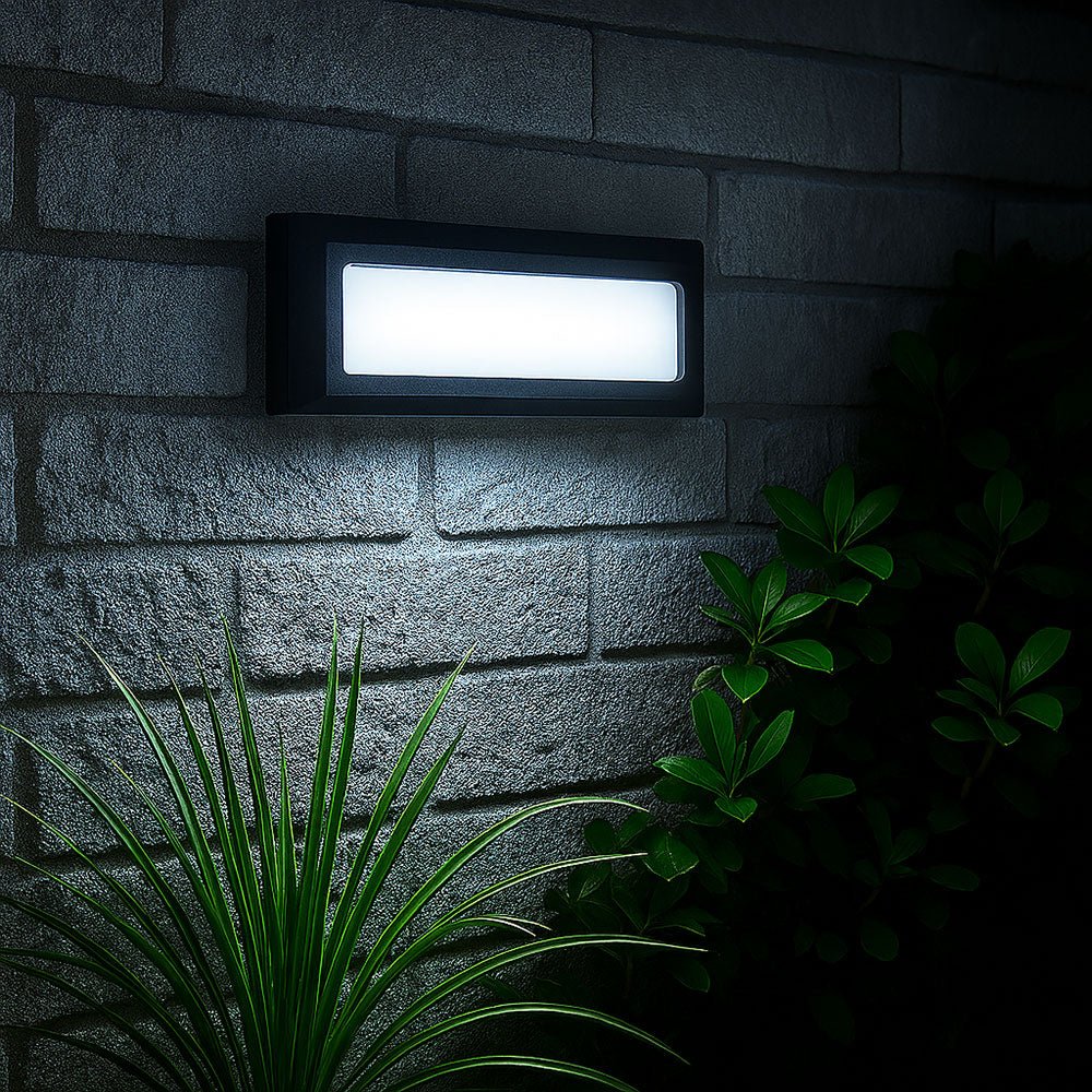 RADNOR Outdoor Surface Wall Brick Light | LED | IP65 | CCT Tri - Colour Switchable - LightHub Direct