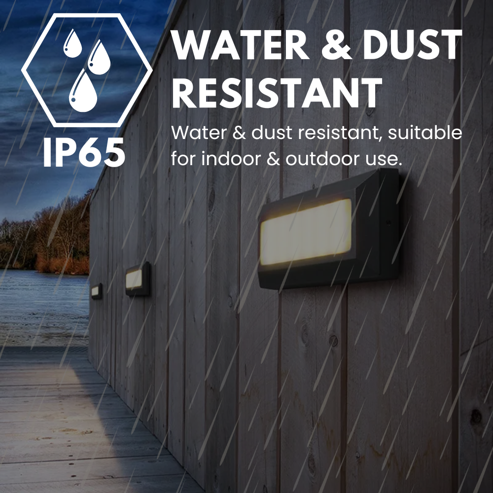 RADNOR Outdoor Recessed Wall Brick Light | LED | IP65 | CCT Tri-Colour Switchable