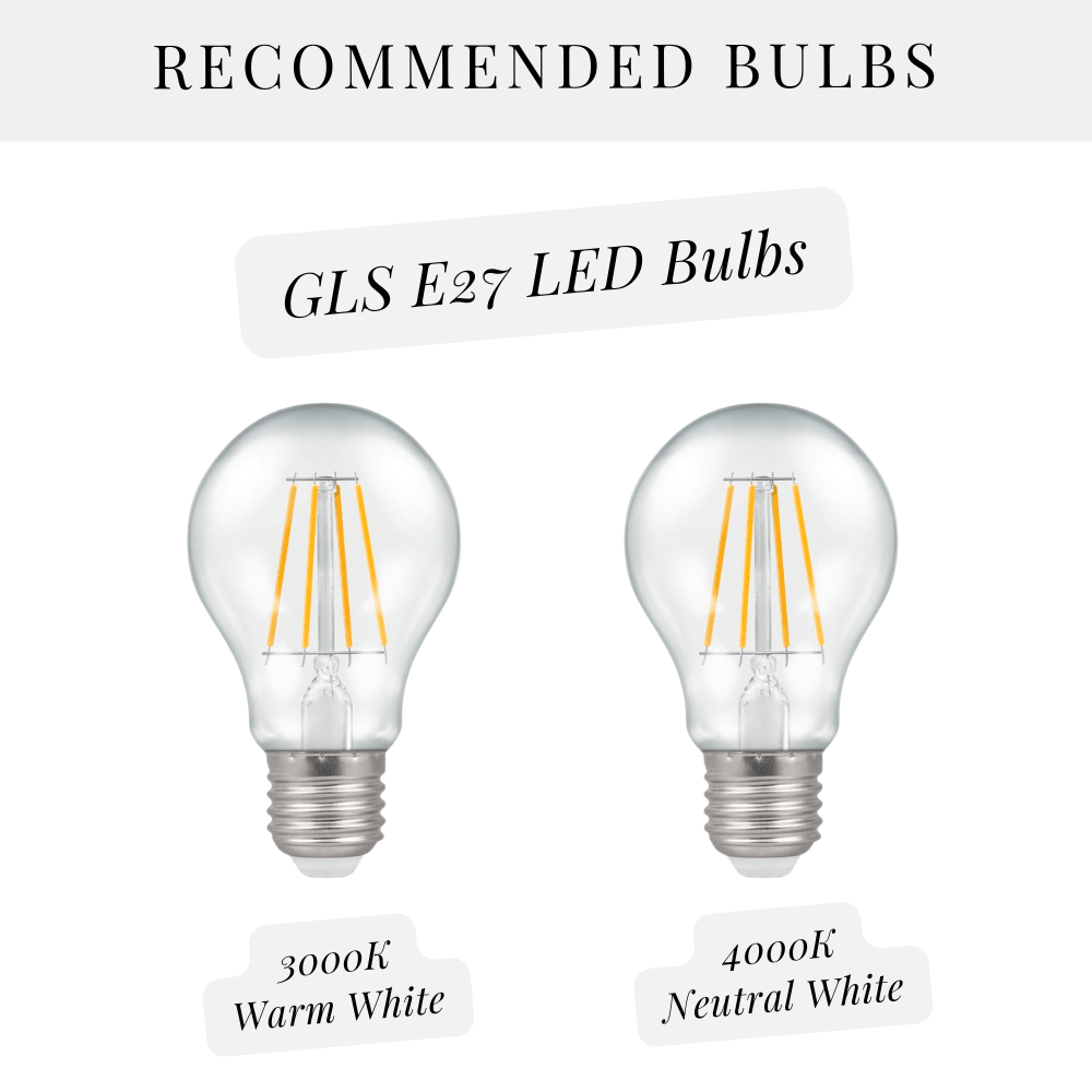 PUCK | Oval Bulkhead Outdoor Glass Wall Light Fitting | E27 | IP44 | Black Caged - LightHub Direct