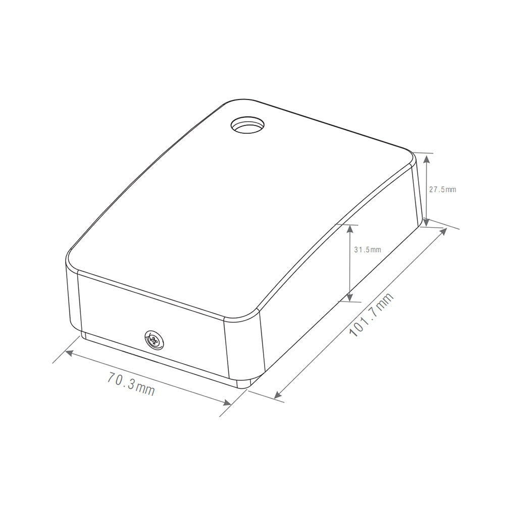 Outdoor Photocell Dusk to Dawn Wall Sensor | IP44 | Matt Black - LightHub Direct