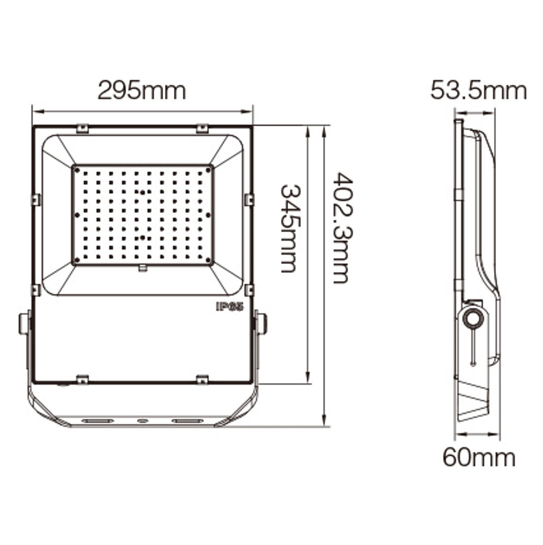 100W RGB+CCT Smart LED Floodlight – Colour Changing Outdoor Flood Light (240V)
