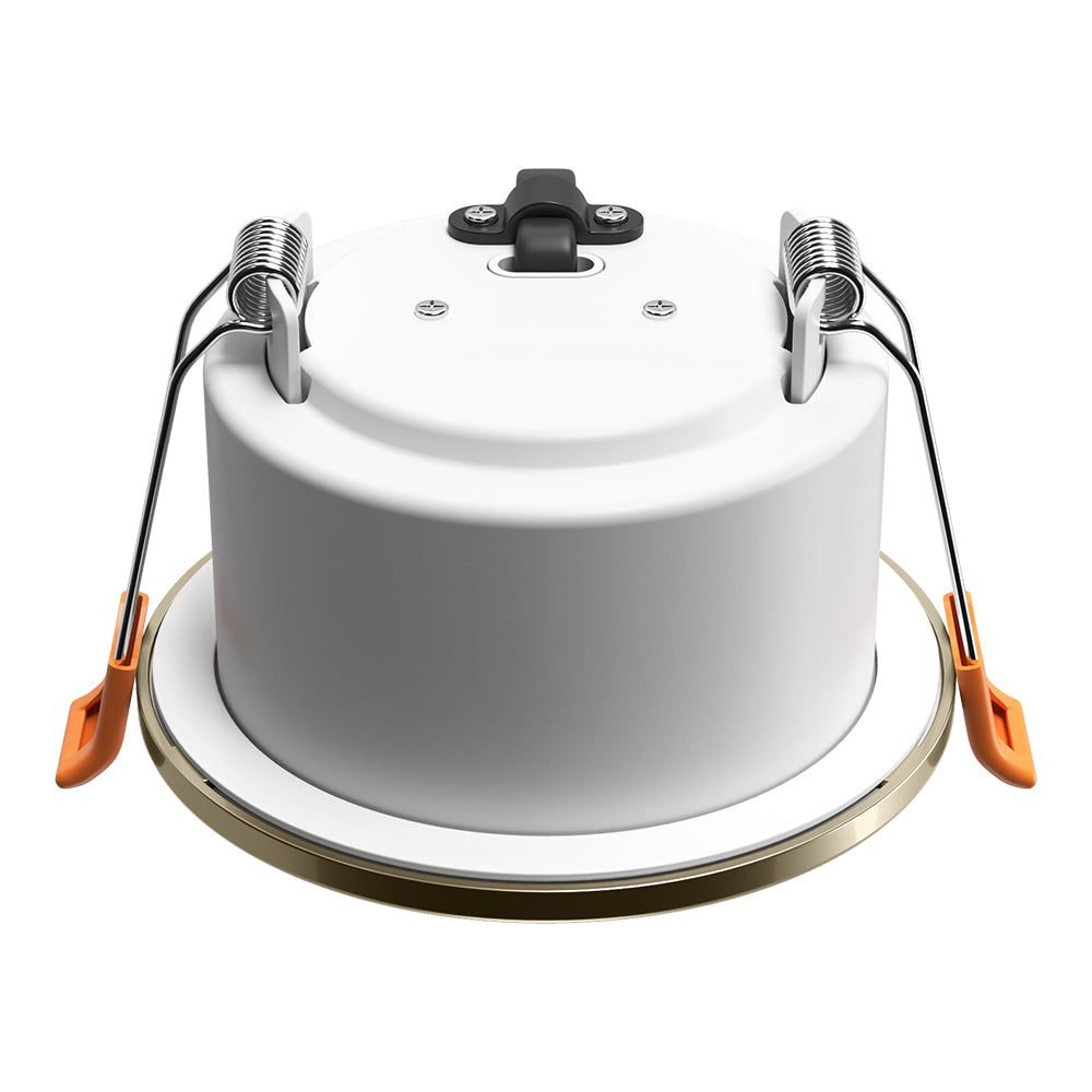 STRATA ECO | 3000K Warm White | LED Fire Rated Downlight | Dimmable 5W 600lm | IP65 | Antique Brass