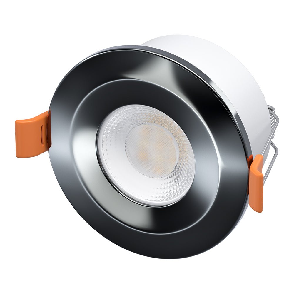 STRATA 5 | Tri - Colour CCT | LED Fire Rated Downlight | Dimmable 5W 600lm | IP65 | Black Nickel - LightHub Direct