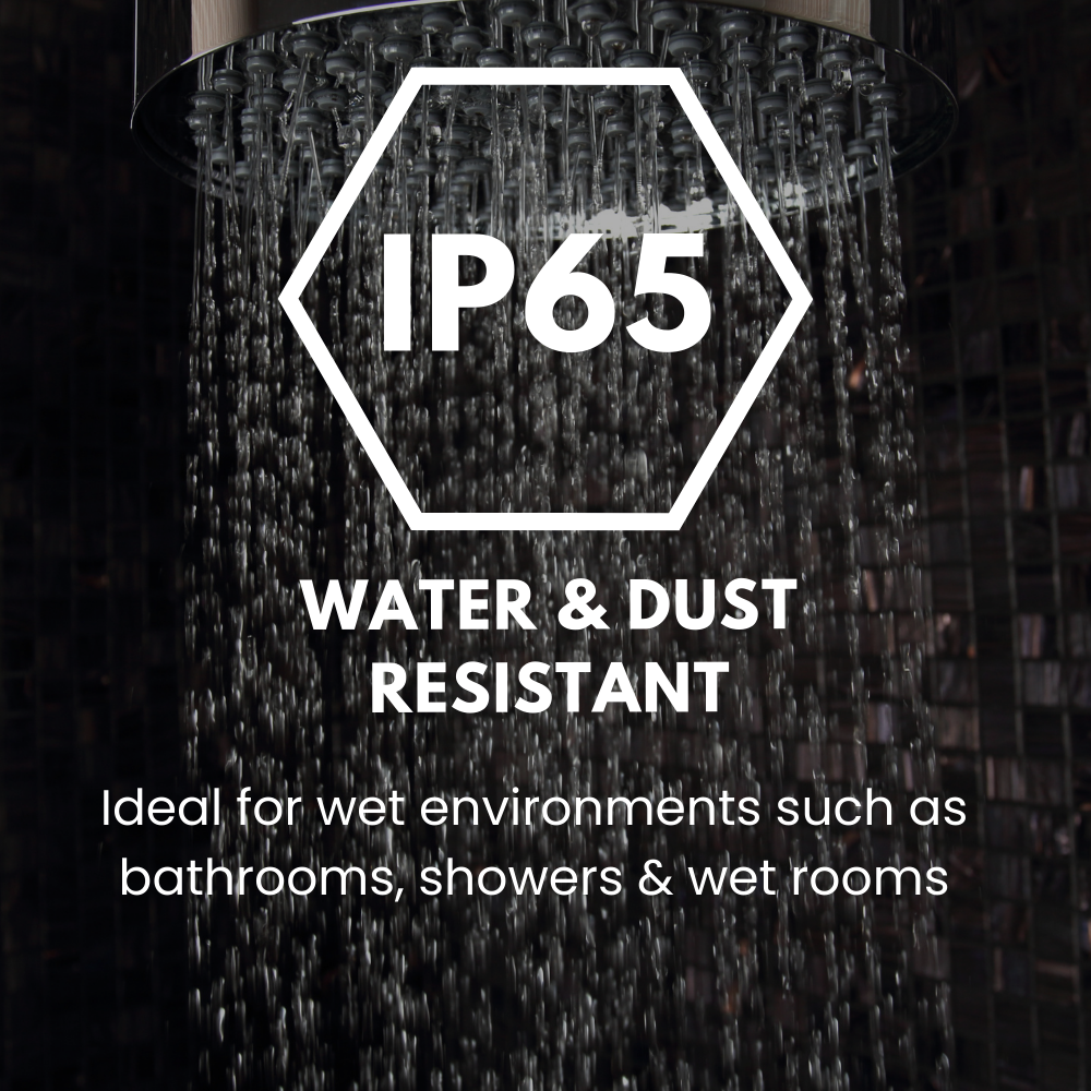 STRATA 5 | Tri-Colour CCT | LED Fire Rated Downlight | Dimmable 5W 600lm | IP65 | White | TRADE 40 Pack