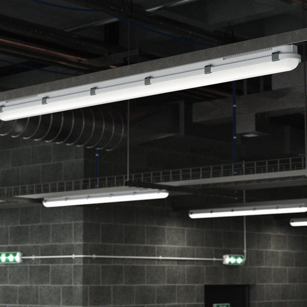 BANKSIDE Non - Corrosive LED Batten Light | 4ft Single 19W 2185lm | 4000K Neutral White | IP65 | Standard - LightHub Direct