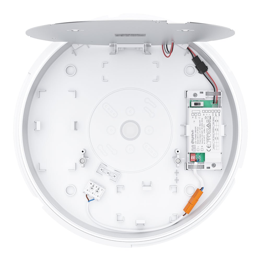 EUSTON TRINITY Slim Bulkhead Light | LED Multi Wattage 2160lm | Tri - Colour CCT | IP65 | Standard - LightHub Direct