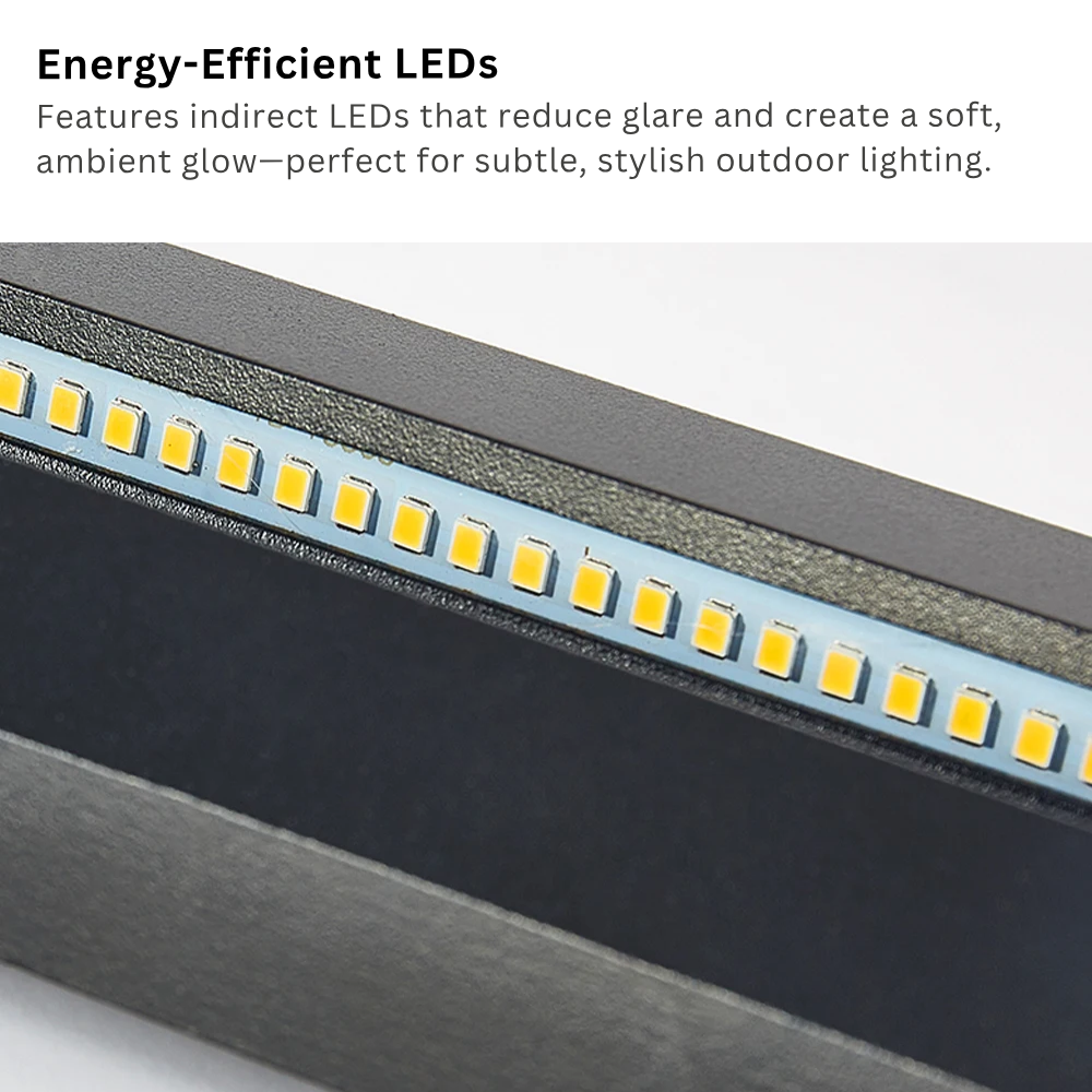 TYBURN Outdoor Indirect Surface Wall Brick Down Light | LED | IP65 | CCT Tri-Colour Switchable