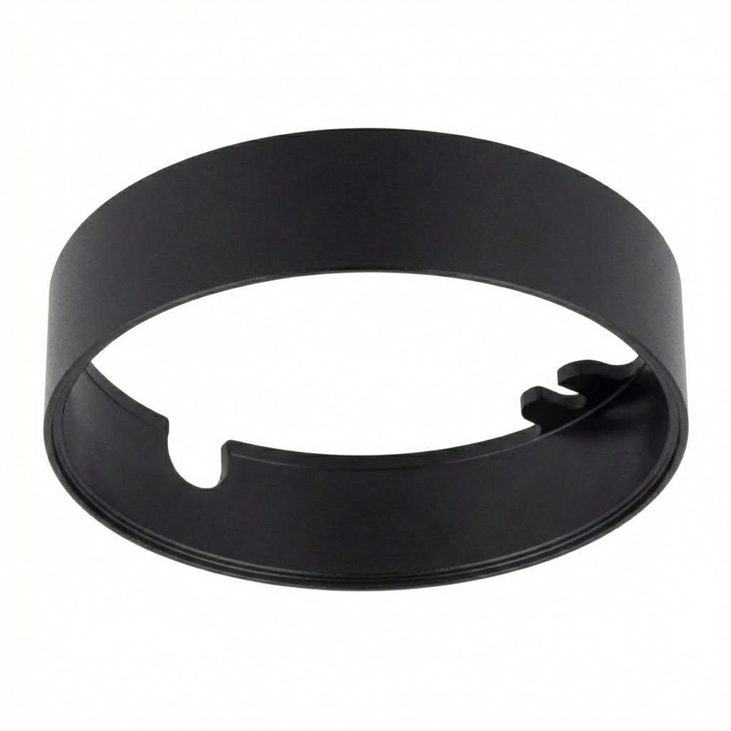 Round Under Cabinet Puck Light Ring for Recessed Fitting | Black - LightHub Direct
