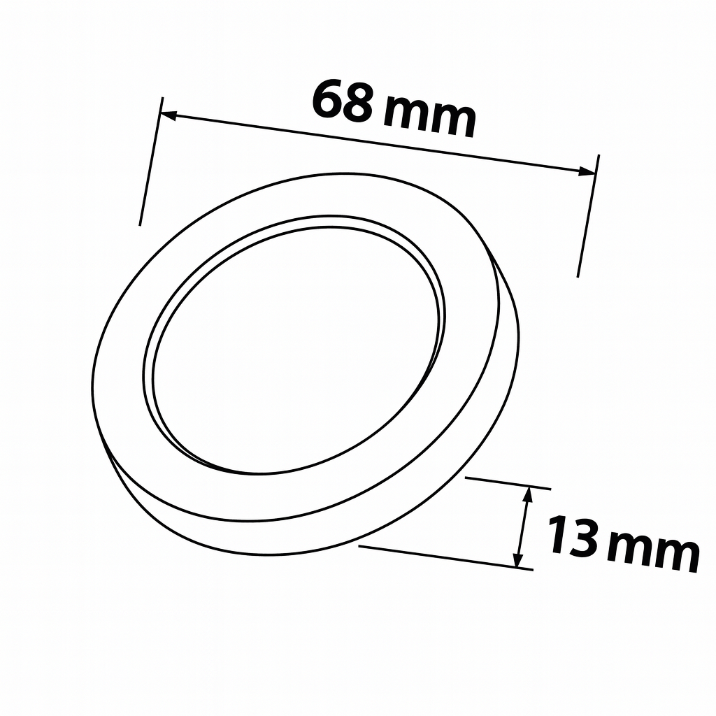Slim Under-Cabinet Round 3 Pack Kit with Driver | LED 2W | IP20 | 4000K Neutral White | Brushed Steel