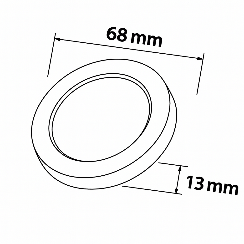Slim Under - Cabinet Round 3 Pack Kit with Driver | LED 2W | IP20 | 4000K Neutral White | Brushed Steel - LightHub Direct