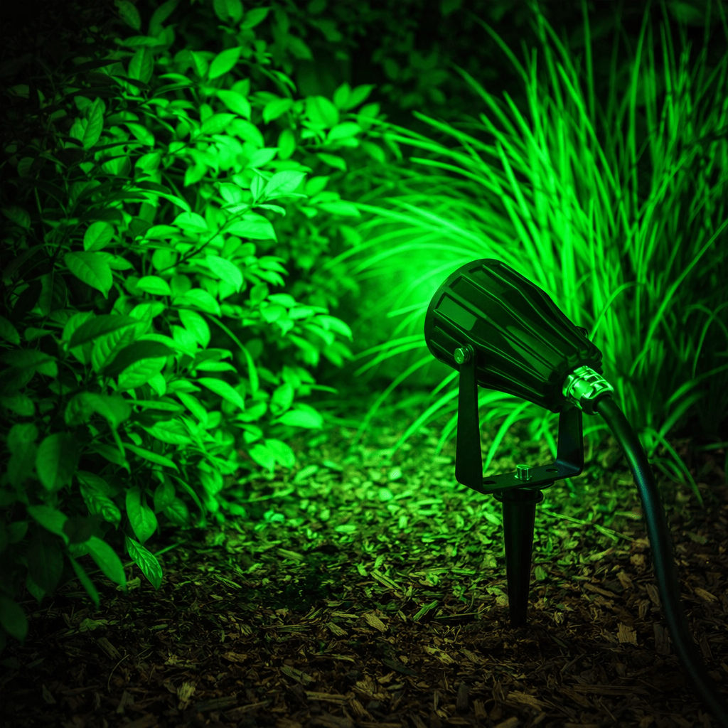 6W RGB+CCT Smart LED Garden Spike Light | 240V Colour Changing Outdoor Spotlight - LightHub Direct
