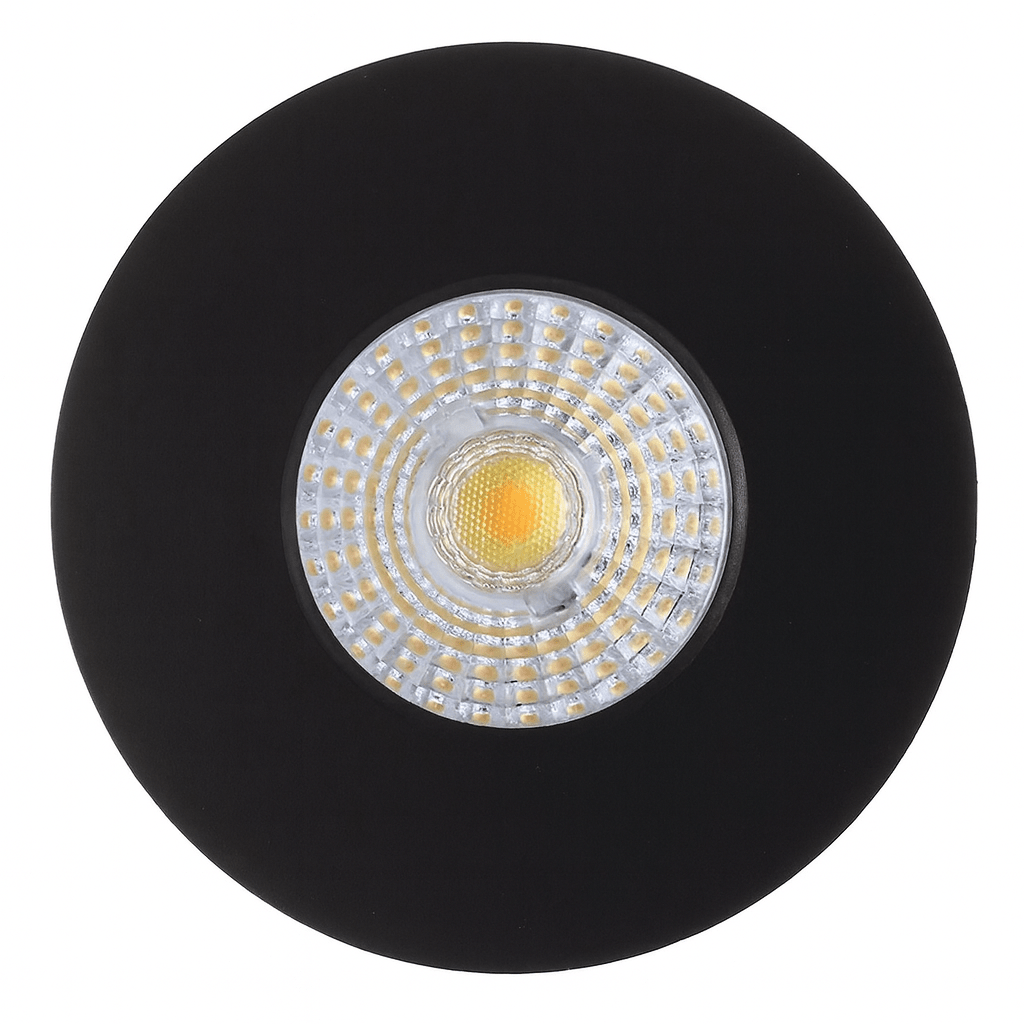 ONYX | Quad - Colour CCT | LED Fire Rated Downlight | Dimmable 7W 750lm | IP65 | Black - LightHub Direct