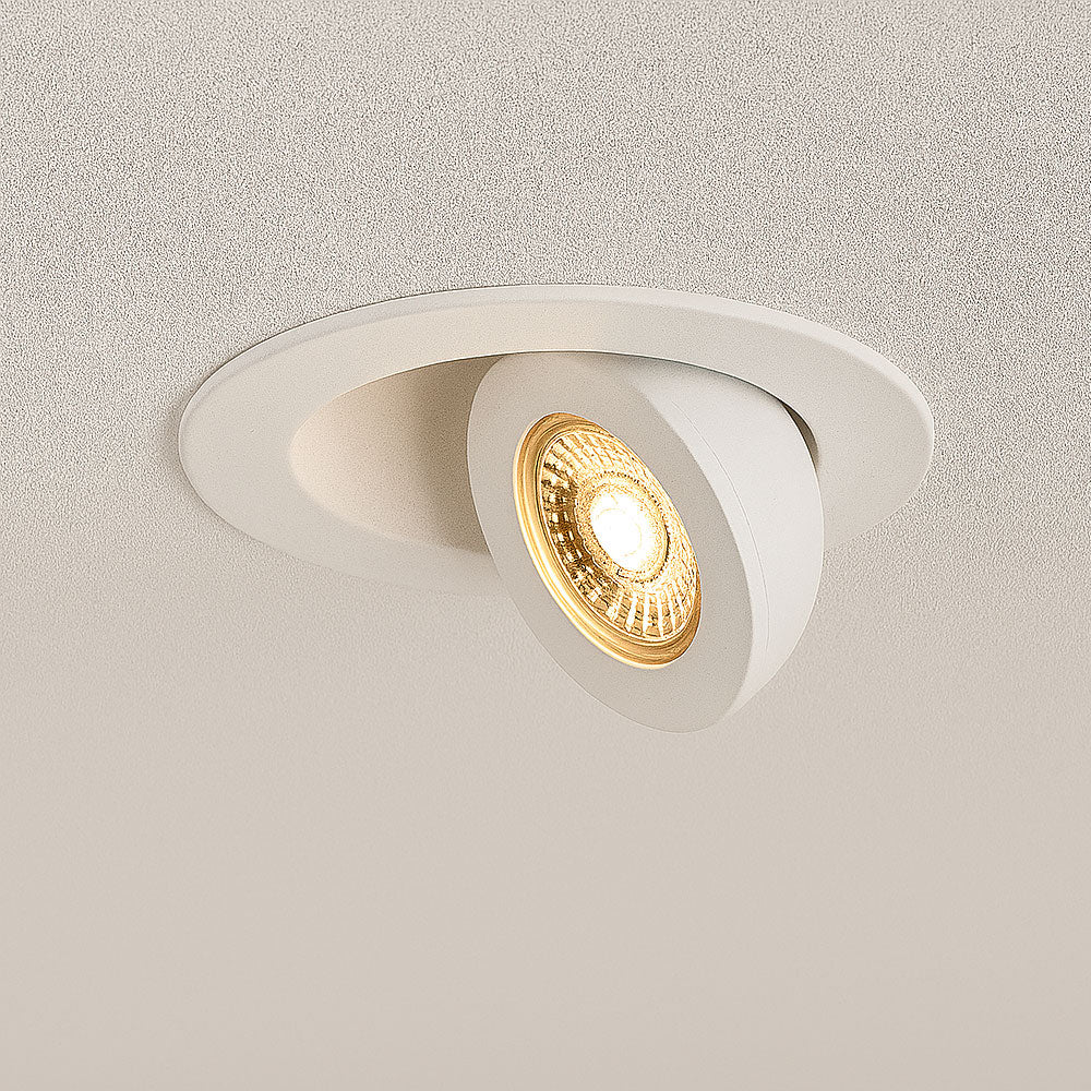 ORBITAL | Quad-Colour CCT | LED Tilt Adjustable Fire Rated Downlight | Dimmable 4/6/8W 800lm | IP65 | White