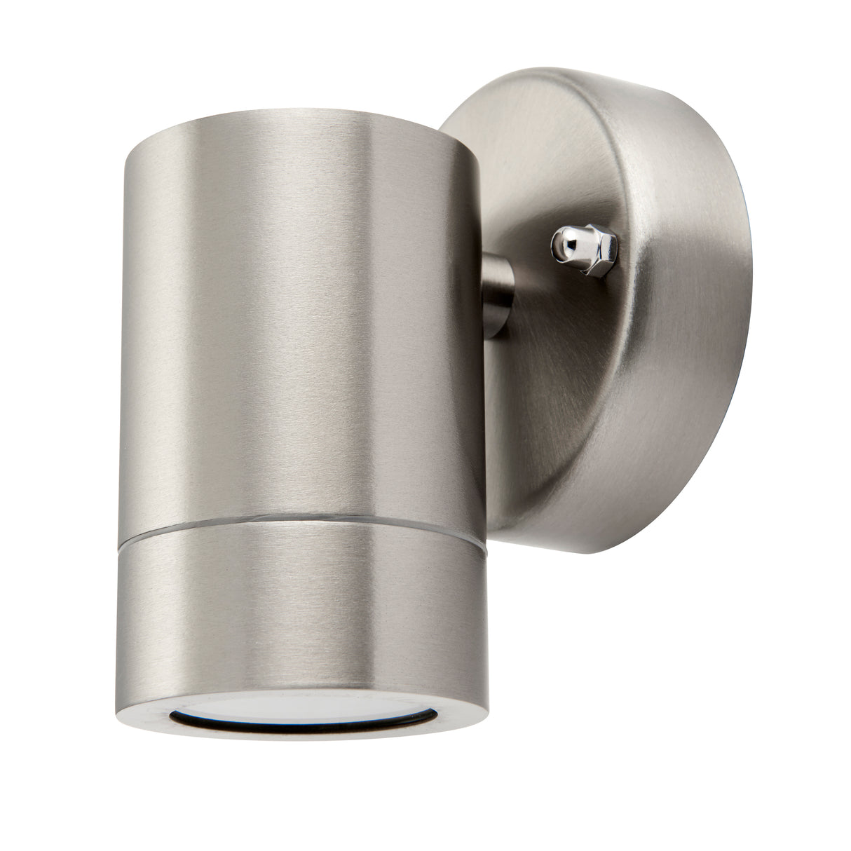 KEW Fixed Stainless Steel Down Outdoor Garden Porch Wall Light | GU10 | IP44 | 4000K Cool White