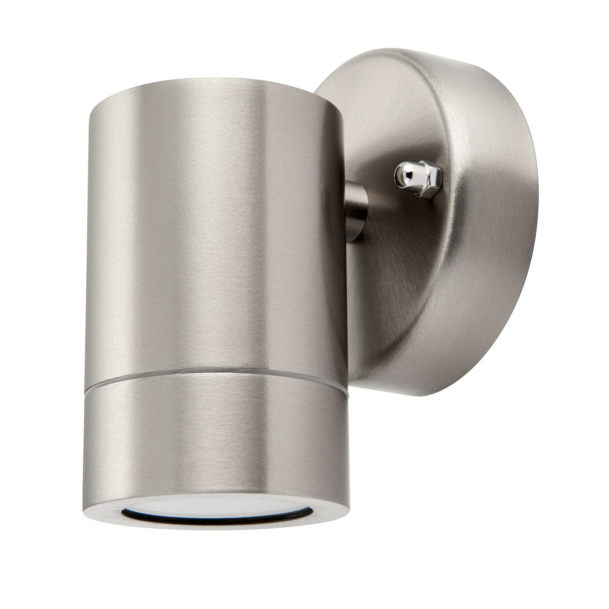 KEW Fixed Stainless Steel Down Outdoor Garden Porch Wall Light | GU10 | IP44 | 3000K Warm White