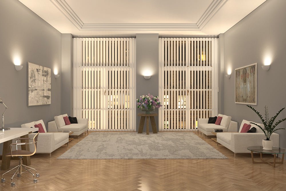 POPLAR Half Moon Paintable Plaster Uplighter Fitting | E27 (ES) | Up Light Effect - LightHub Direct